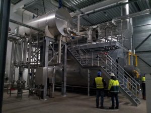 Controle van stoominstallatie door inspecteurs