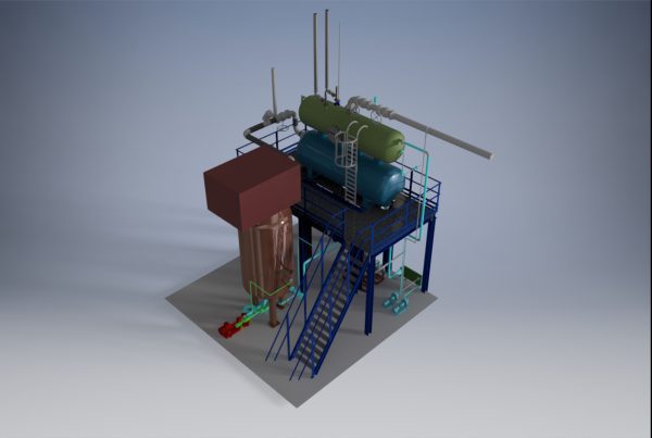 E-boiler in een ketelhuis