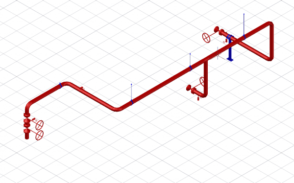 mechanical engineering 3D model leidingwerk