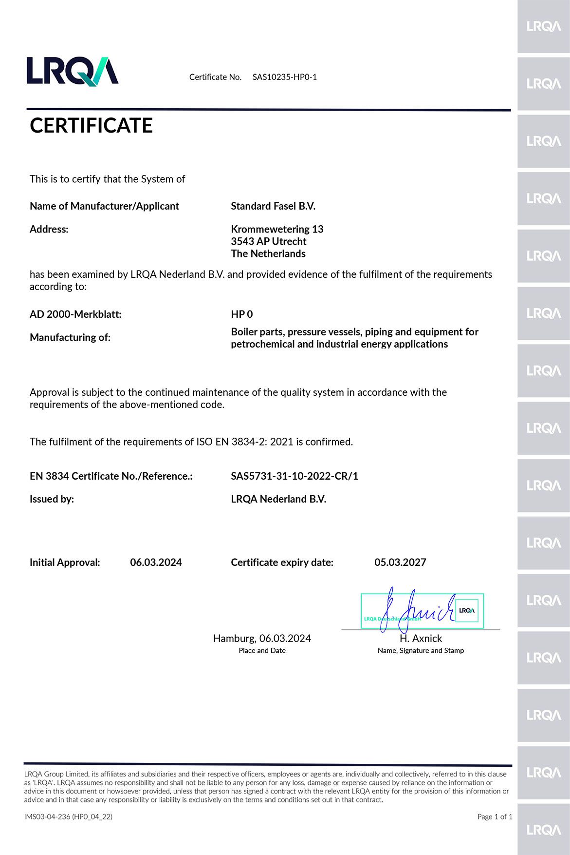 SAS10235_SF_AD2000_HP0_03.2024 SAS10235 SF AD2000 HP0 03.2024